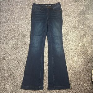 INC Denim Dark Wash Flare Leg Jeans Size 2